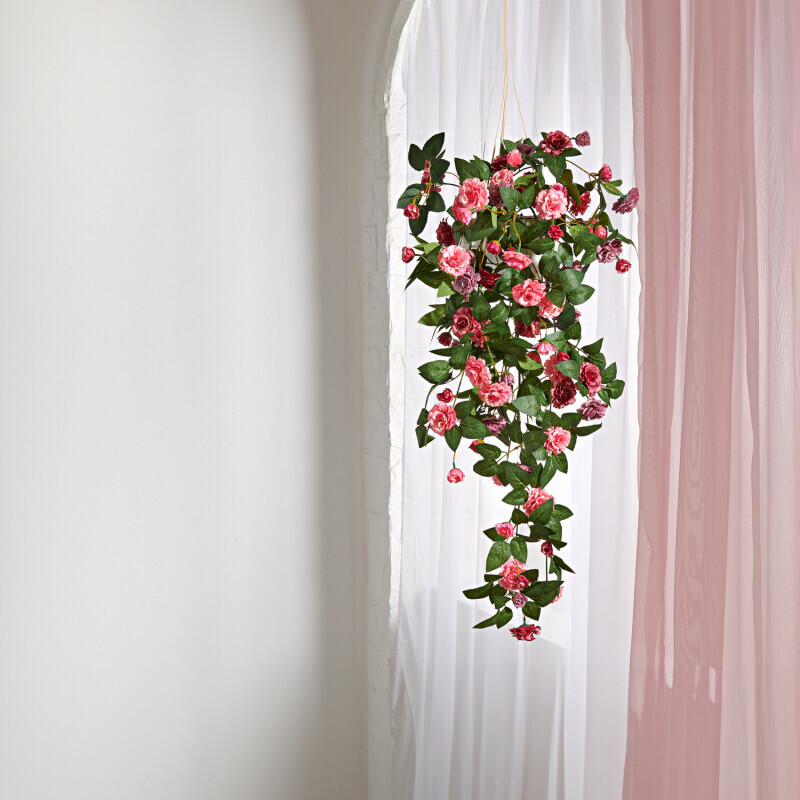 Підвісний букет гвоздик, 80 см