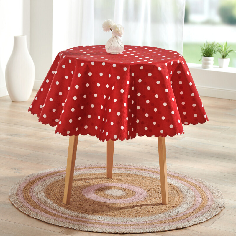 Oboustranný ubrus Tečky