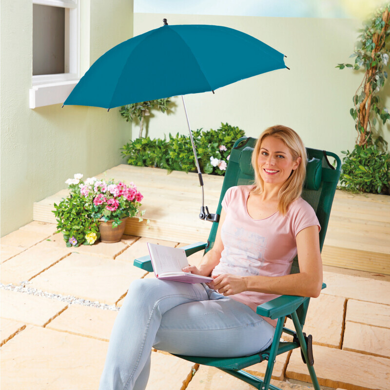 Slunečník s úchytem na lehátko