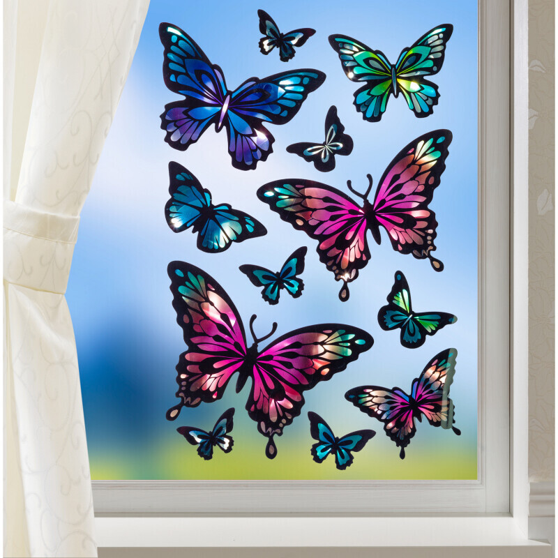 Naklejki okienne "Motyle"