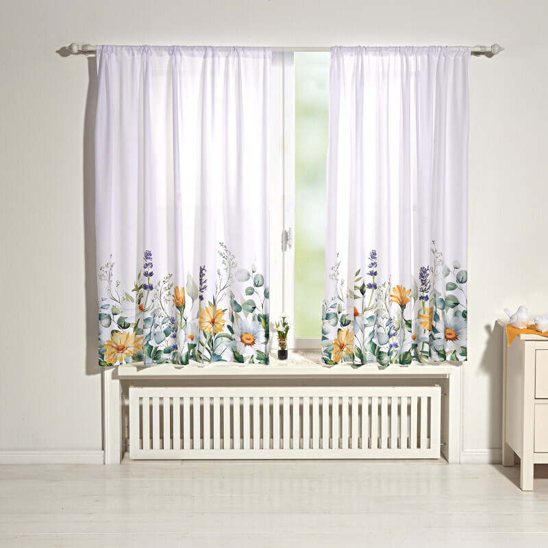 Zasłona Stokrotki 140 x 140 cm