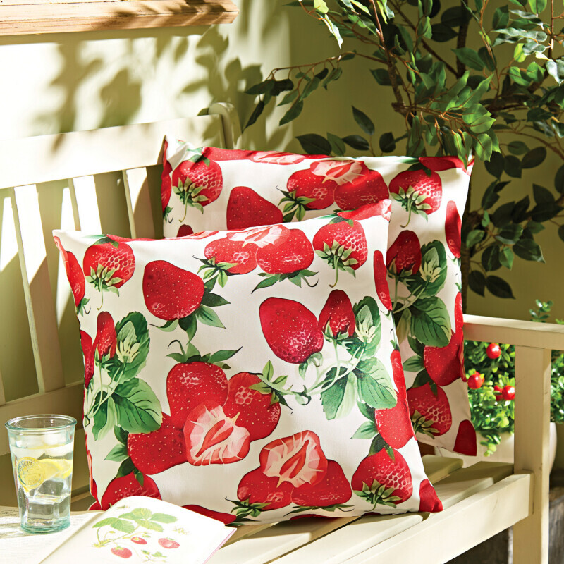 Căpșuni pernă exterioară