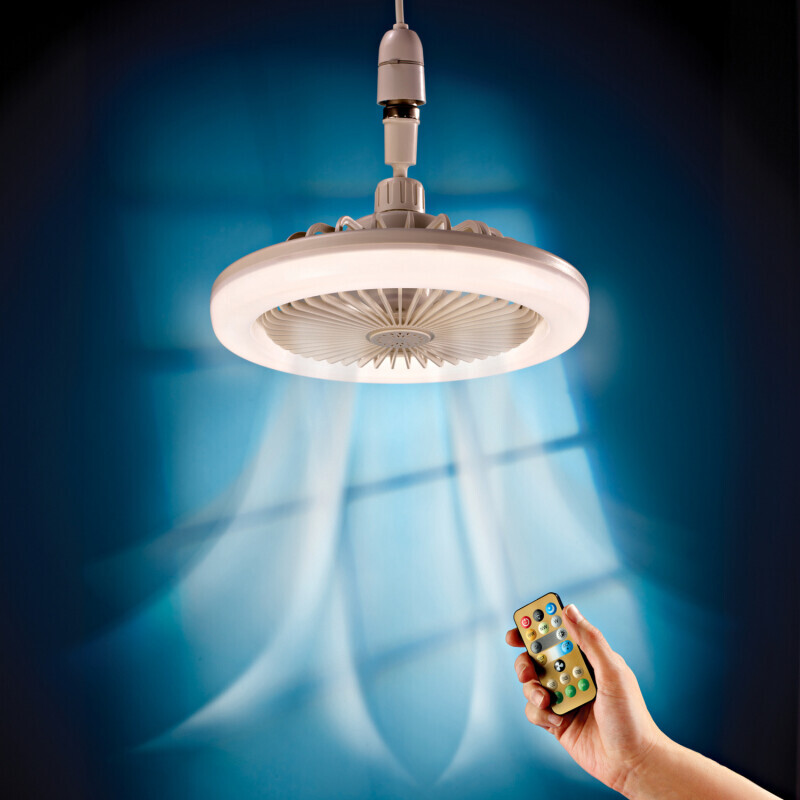 Stropný ventilátor so svetlom