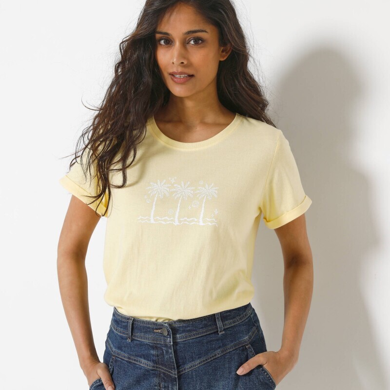 Koszulka z krótkim rękawem z nadrukiem 3 palm