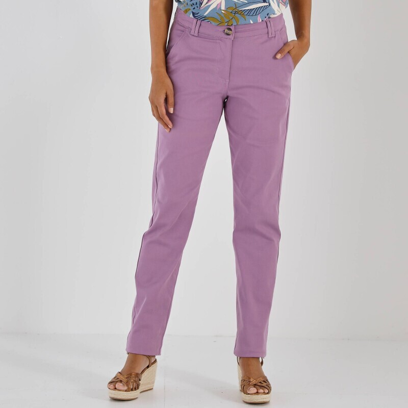 Strečové chino kalhoty