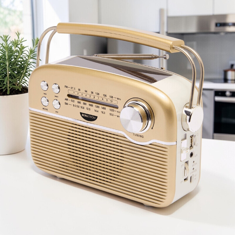 Radio retro na energię słoneczną