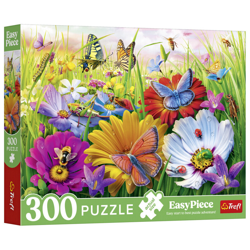 Puzzle 300 elementów Łąka kwiatowa