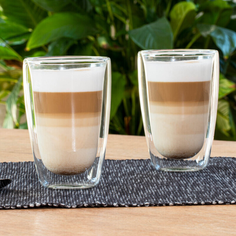 Pahar Latte Macchiato cu pereți dubli, 2 buc., 400 ml