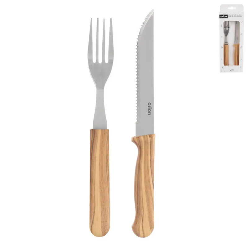 Steak set nôž s vidličkou