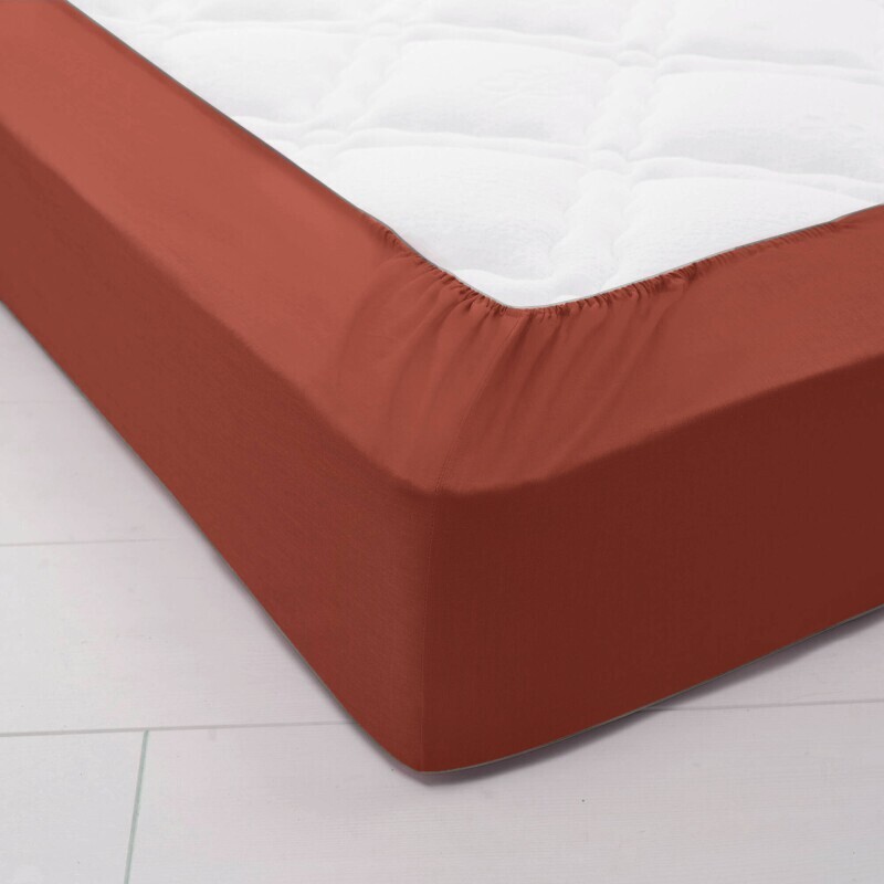 Jednobarevné napínací prostěradlo zn. Colombine® s hloubkou rohů 32 cm, z bavlny