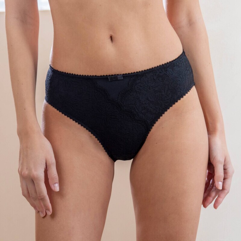 Sada 2 kalhotek midi z čipky a tylu Guspini zn. Confidence Lingerie®