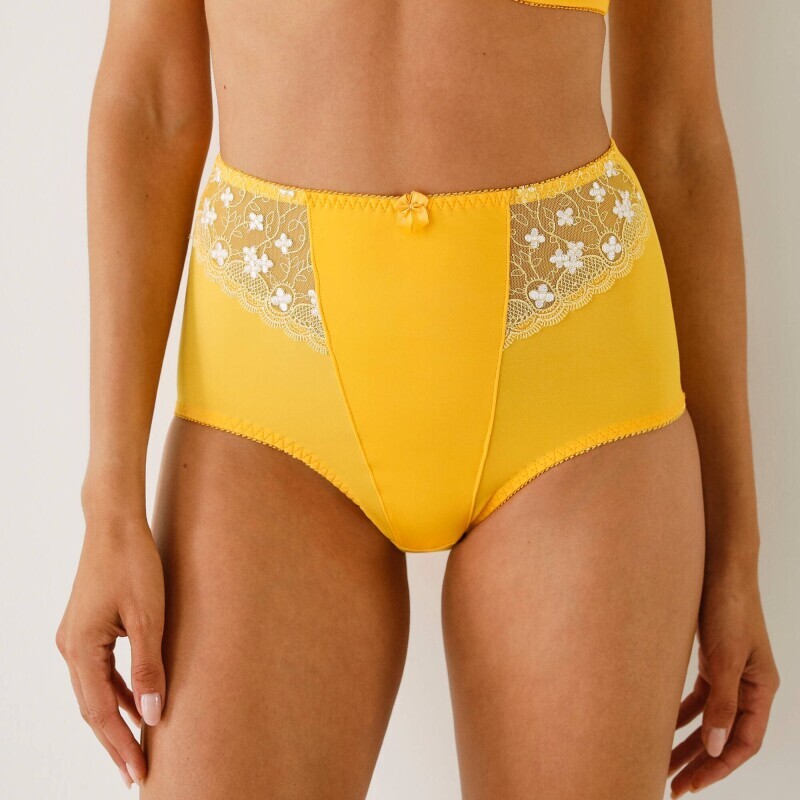 Figi ściągające "Caminata" marki Confidence Lingerie z mikrofibry z haftem
