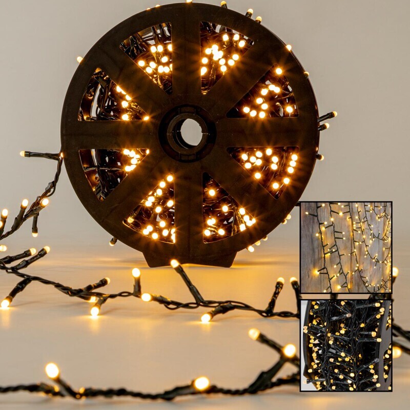 LED Světelný řetěz na kotouči 350 LED, 7,5 m