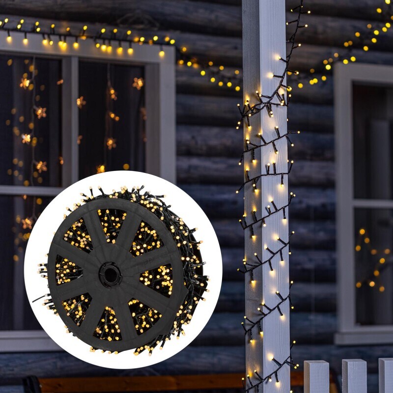 LED Světelný řetěz na kotouči 2000 LED, 40 m