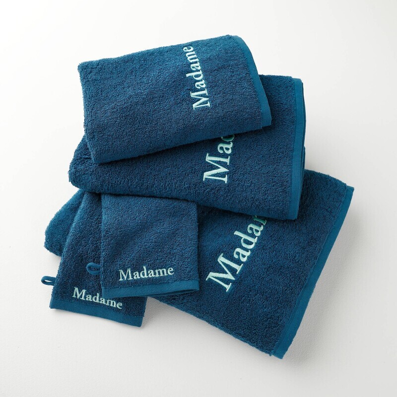 Colecția de textile pentru baie Colombine®, 420g/m2 cu broderie MADAME*