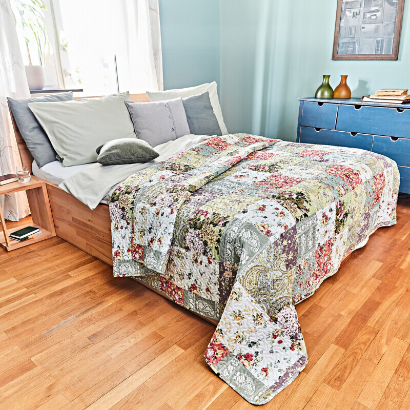 Prikrývka na posteľ Patchwork