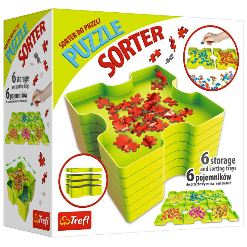 6 třídicích misek na puzzle