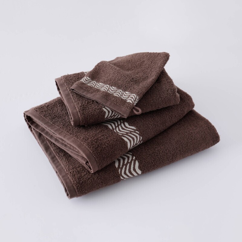 Koupelnový textil s originálním vyšitým lemem 420g/m2