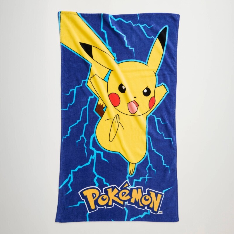 Dětská osuška Pokémon®, froté a velur 320g/m1