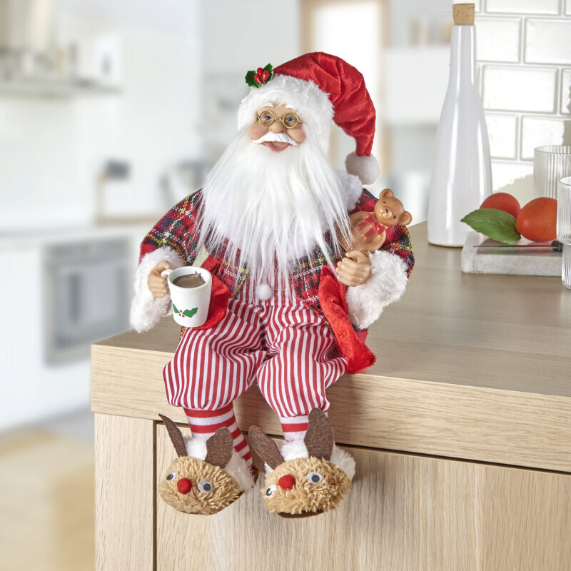 Sedící Santa Claus
