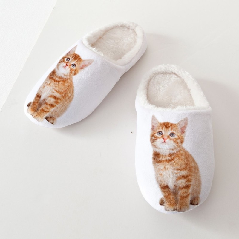 Papuče s motívom mačka