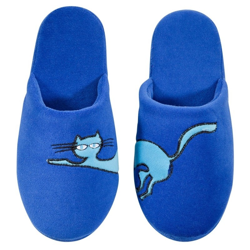Pohodlné pantofle s kočkou