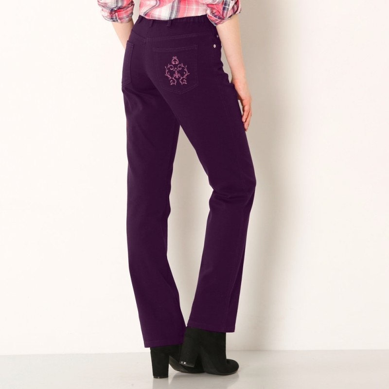     Bootcut džíny s vysokým pasem, vnitř. délka nohavic 78 cm