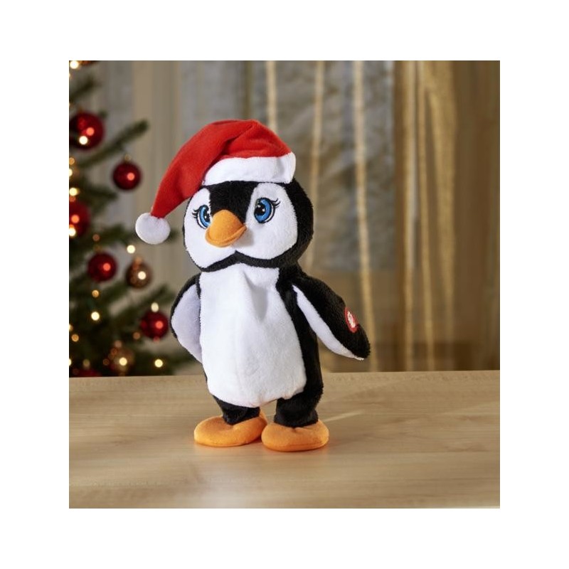 Hovoriaci vianočný tučniak 