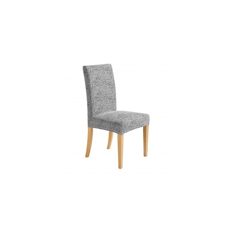     Pružný povlak na židli, melírovaný