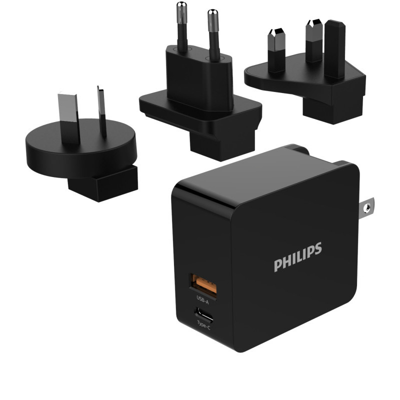 PHILIPS DLP2621T utazási hálózati kettős USB töltő