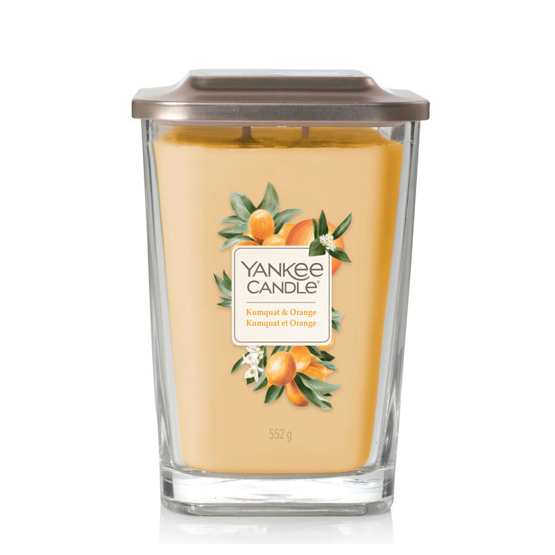 Vonná sviečka Yankee Candle veľká 2 knôty Kumquat and orange