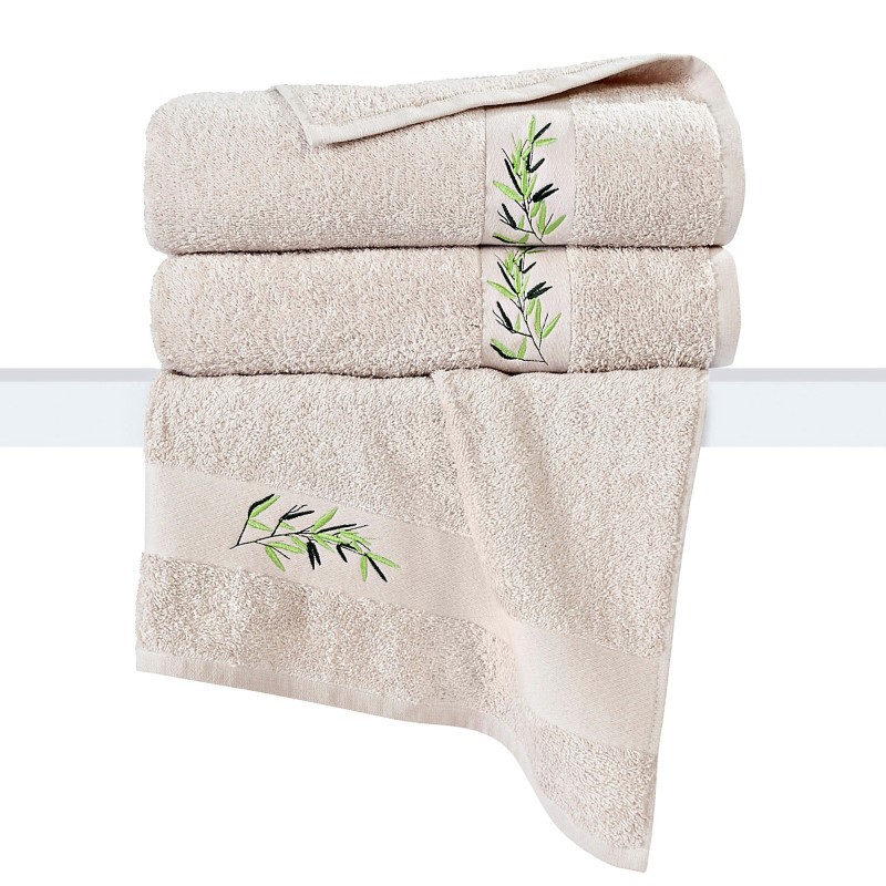 Froté ručníky s výšivkou 