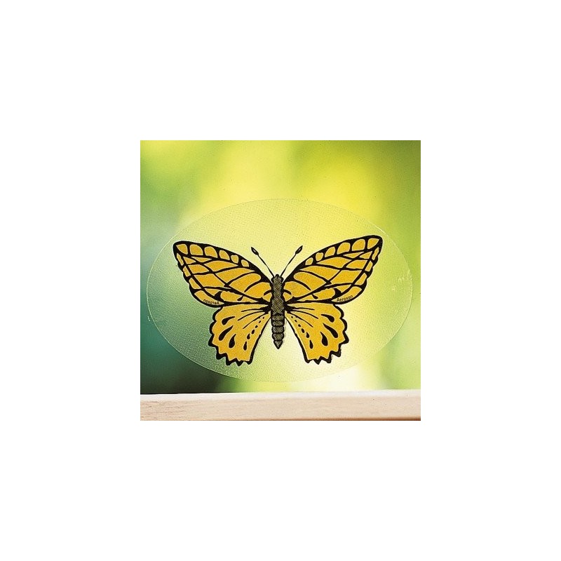 4 samolepicí dekorativní mucholapky, motýl