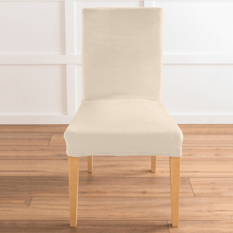     Bi-pružný povlak na židli s efektem veluru