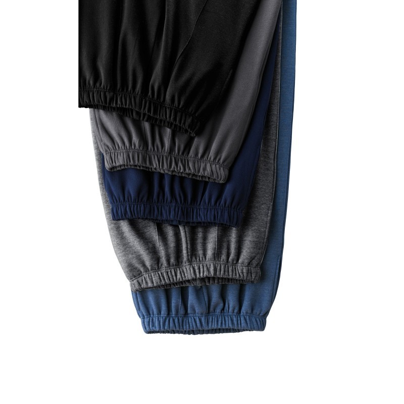     Pánske pohodlné nohavice s podielom vlny a elastickým pásom