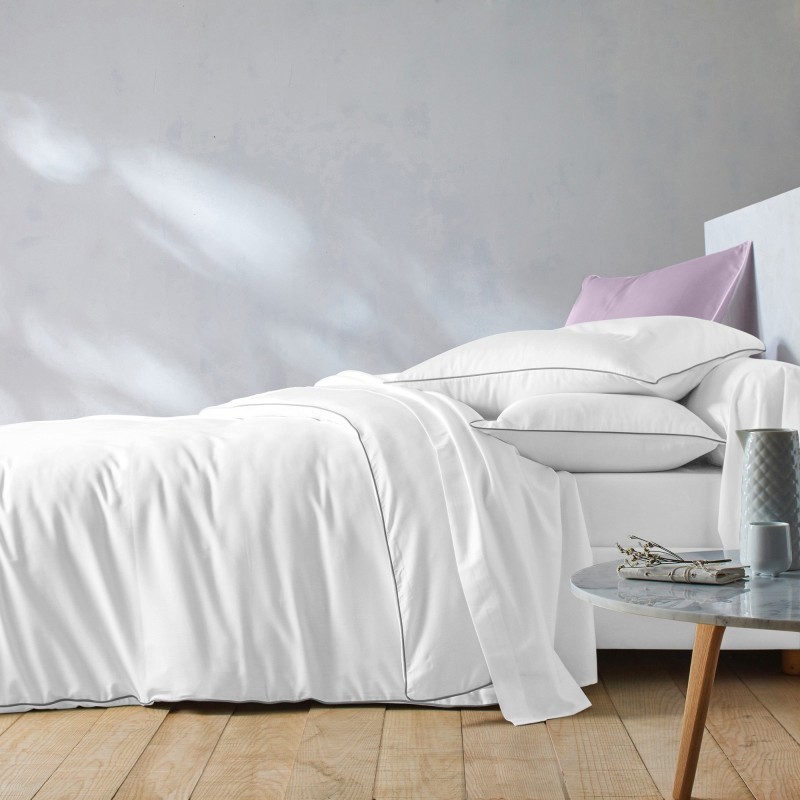Jednofarebná posteľná bielizeň, bavlnený satén, Colombine