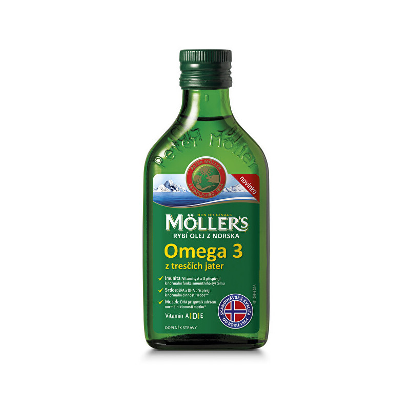 Möller's rybí olej Omega 3 z tresčej pečene 250 ml