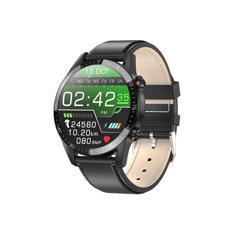 Smartwatch WT35BLL - czarna skóra