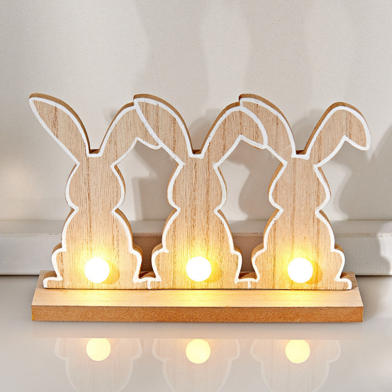 Lampă LED în formă de iepure onerror=