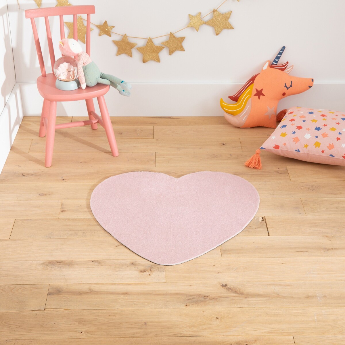 Levně Protiskluzový kobereček ve tvaru srdce