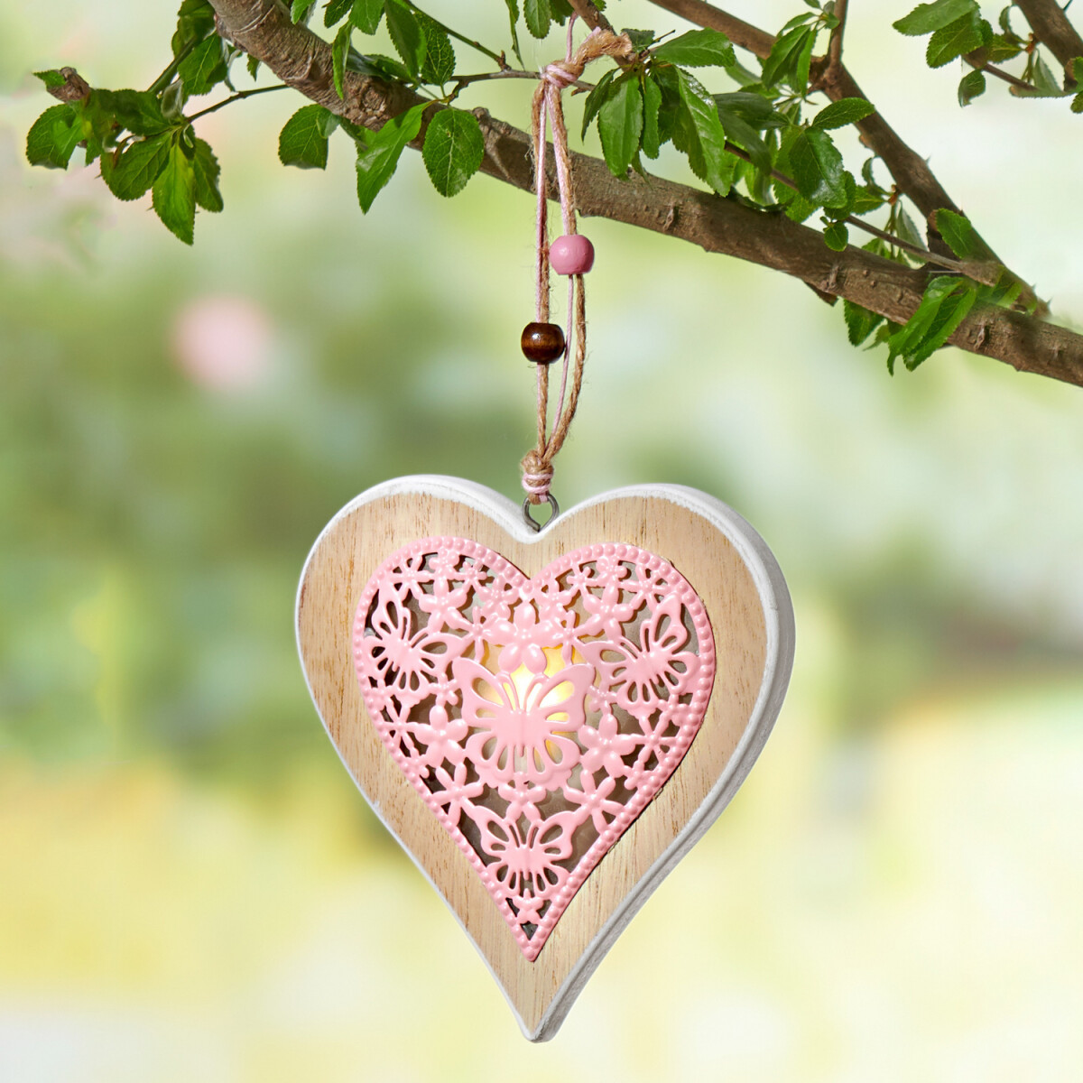 Levně Závěsná LED dekorace "Srdce"