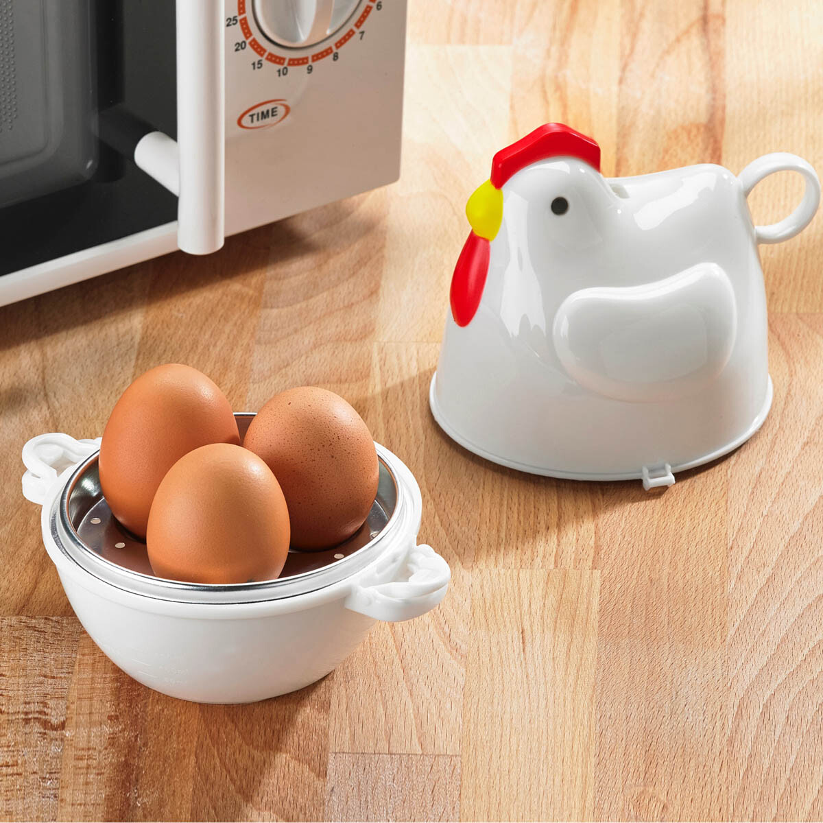 Dispozitiv pentru gătirea ouălelor la microunde