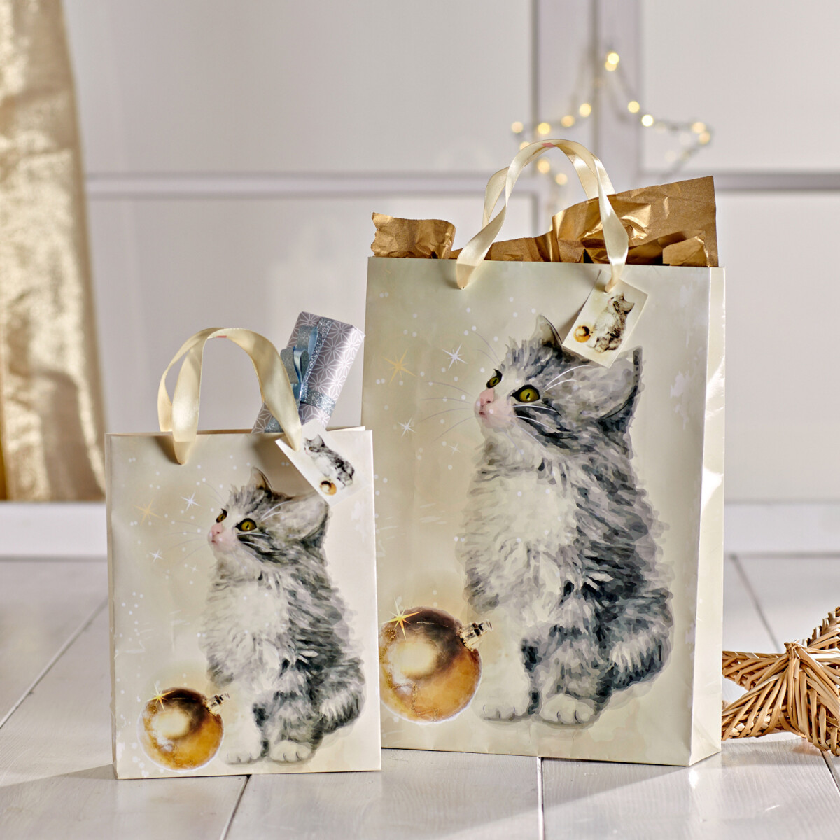 E-shop 2 darčekové tašky "Mačka"