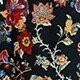 Košeľová blúzka s macramé a potlačou indických kvetov