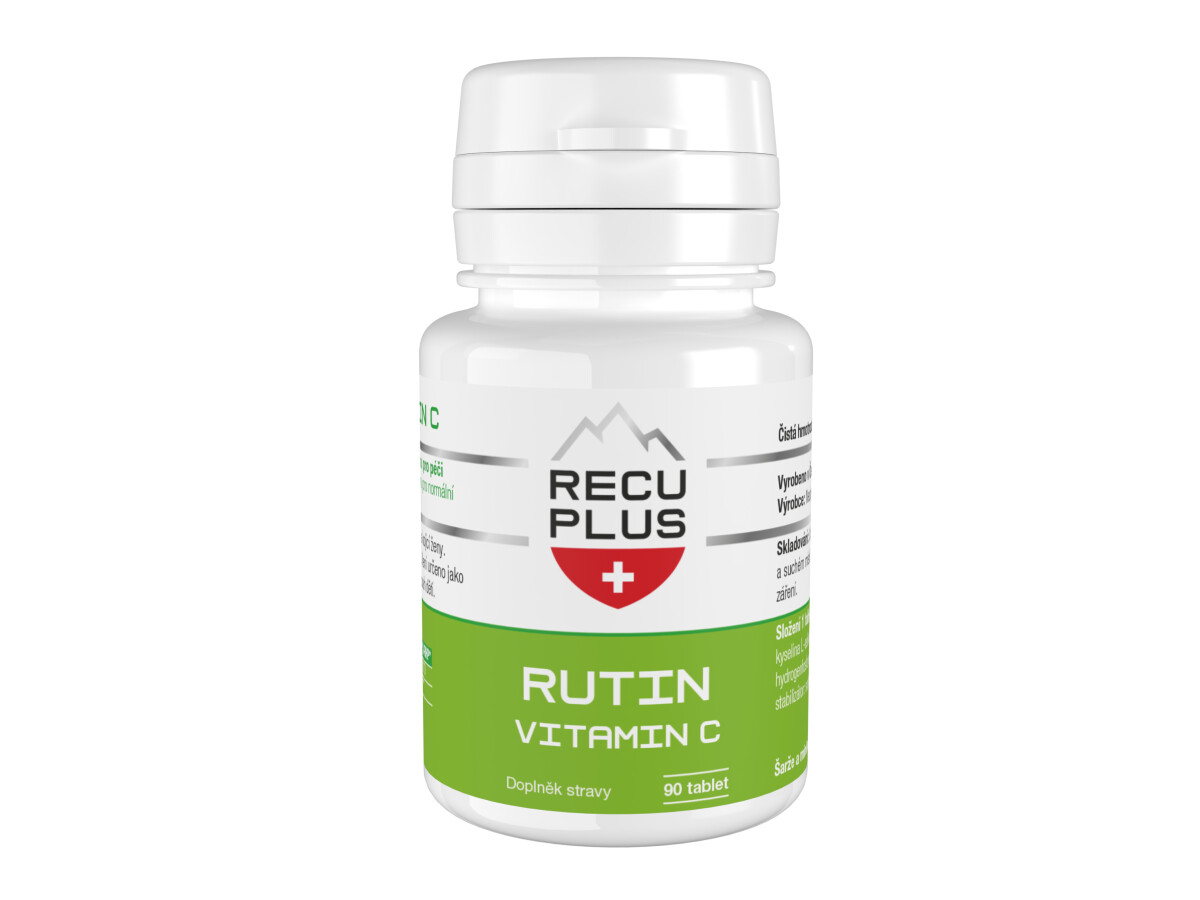 Levně RECUPLUS rutin + vitamín C 90 tablet