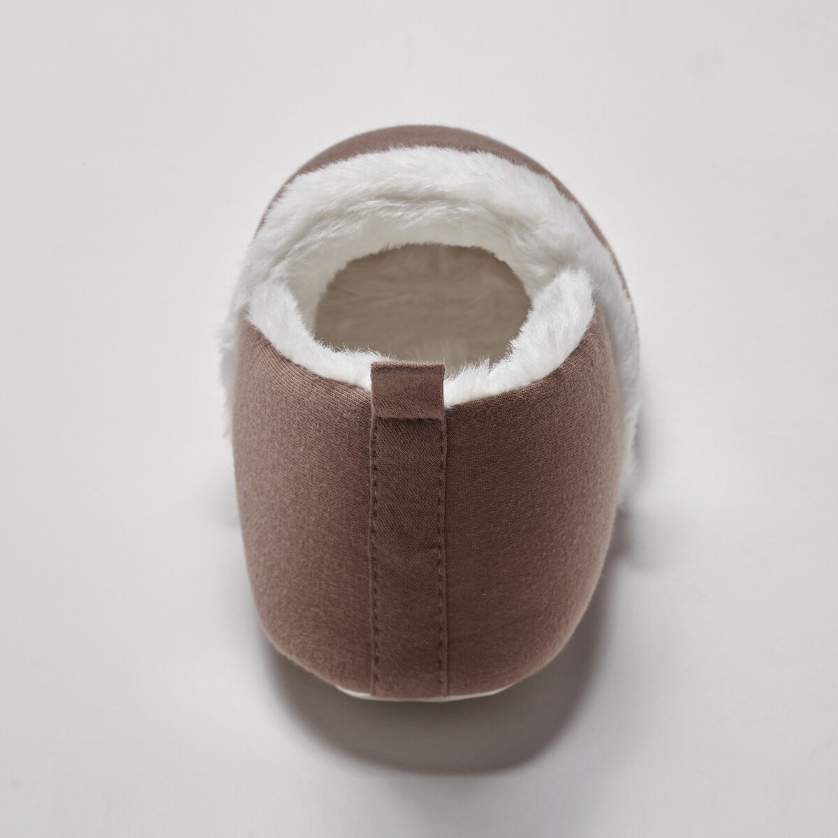 Papuče s podšívkou z textilnej kožušiny