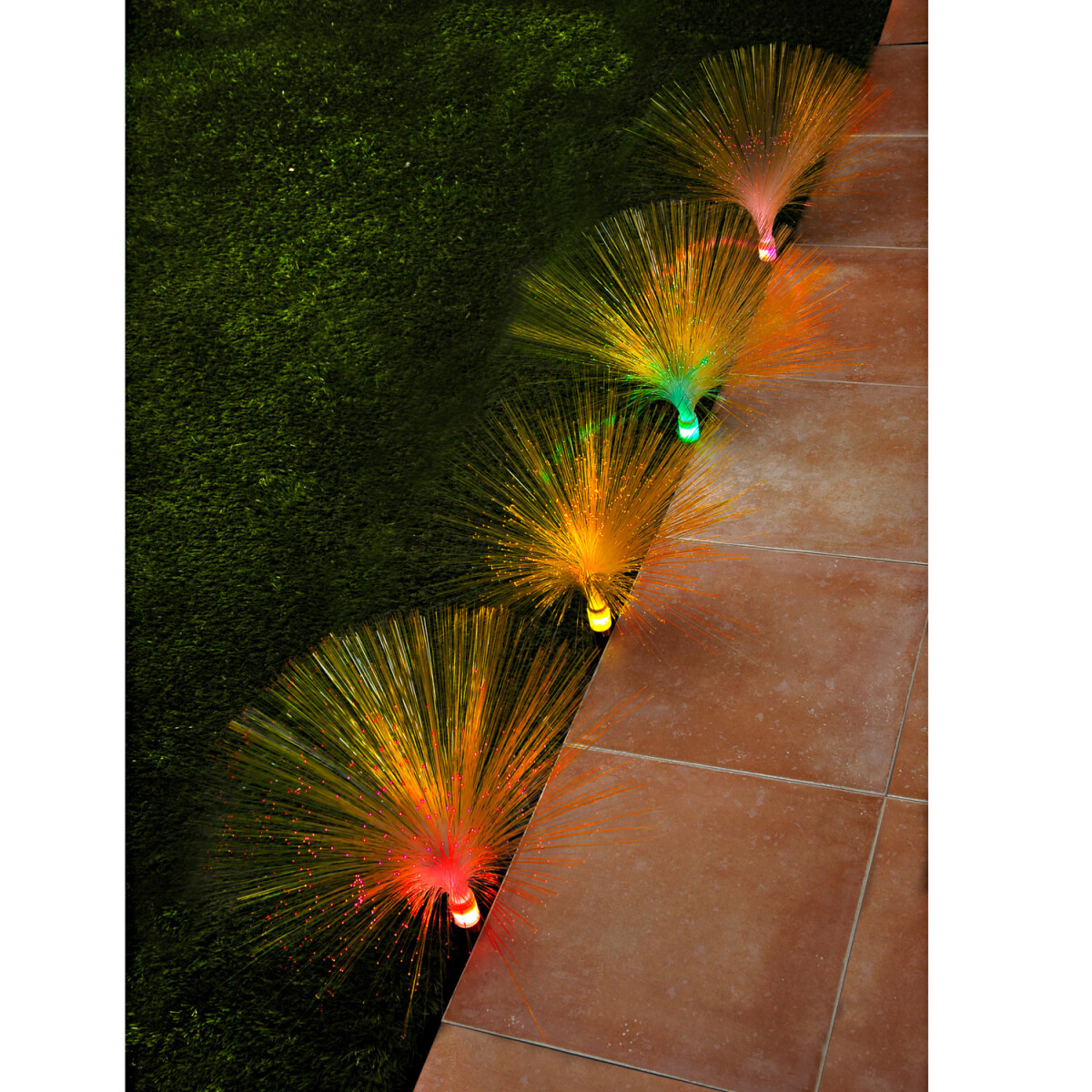 E-shop 4 záhradné osvetlenia s optickými vláknami