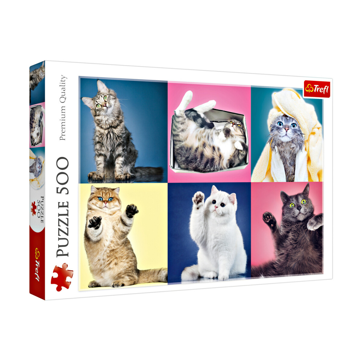 Levně Puzzle 500 dílků Kočky