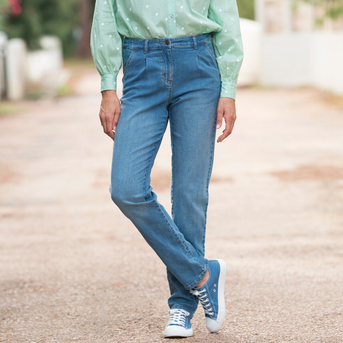 Levně Chino strečové džíny