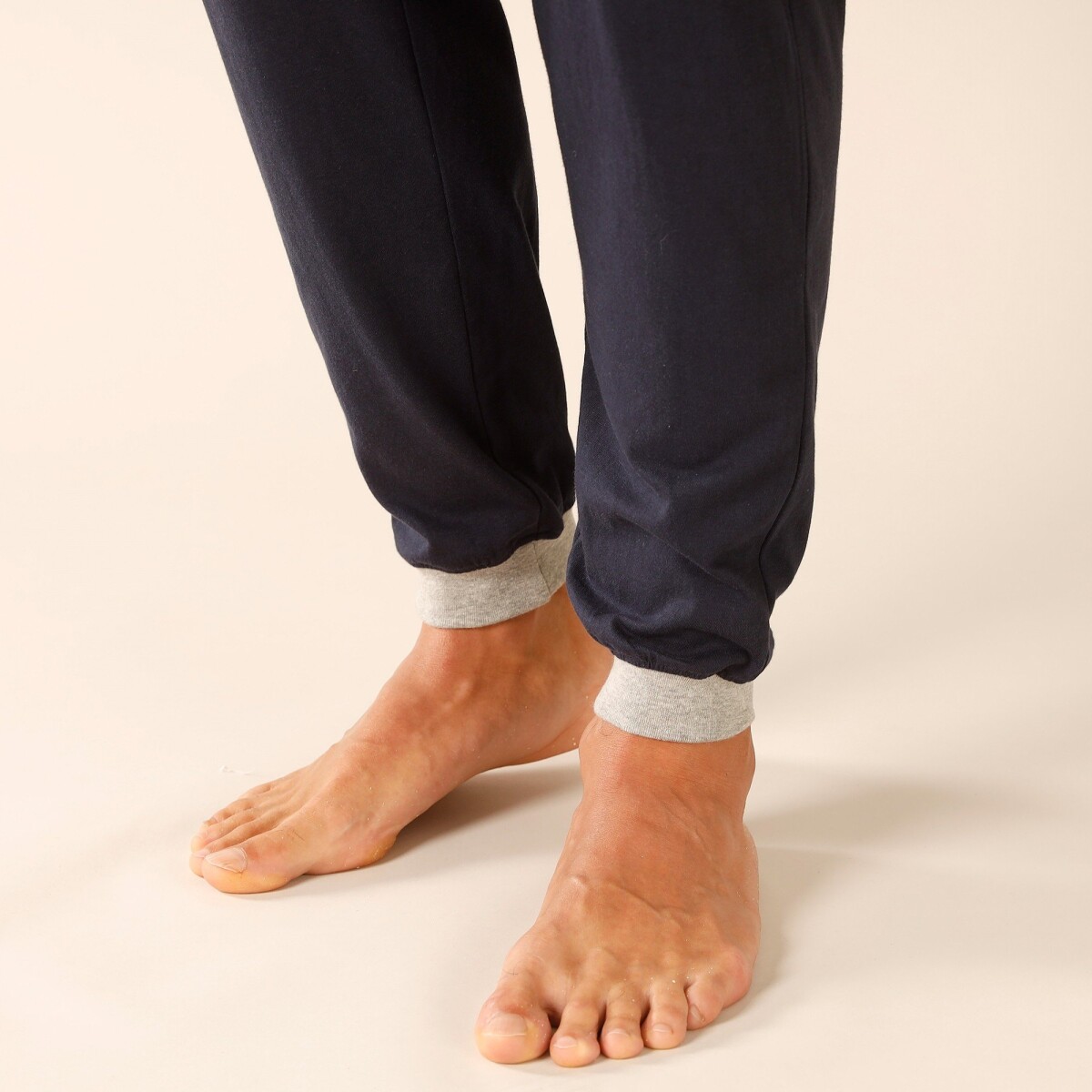Súprava 2 pyžamových nohavíc zakončenými pružným lemom